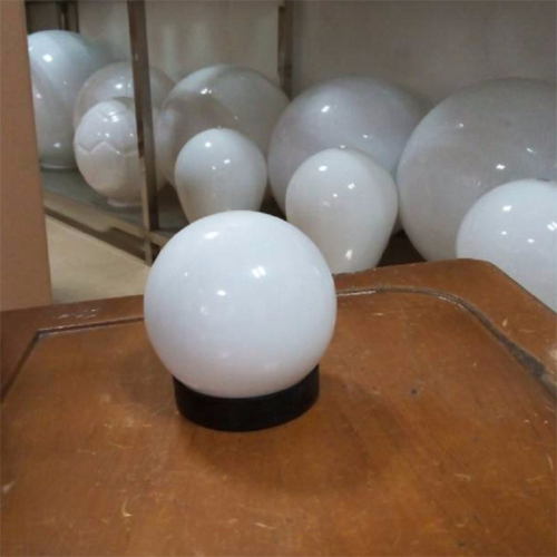 White hollow acrylic spheres