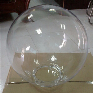 Clear hollow acrylic spheres