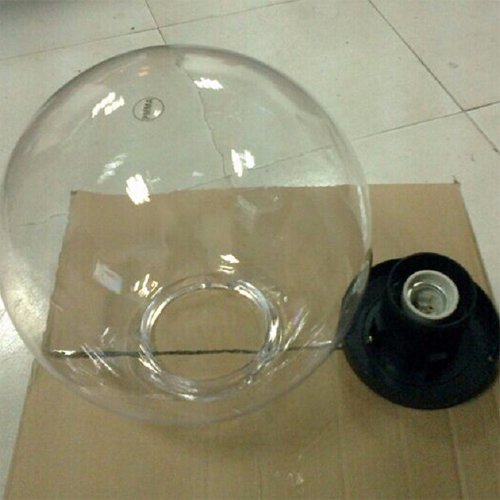 Transparent clear PMMA acrylic globes for LED lighting