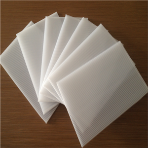 coroplast resistente PP foglio ondulato fuoco