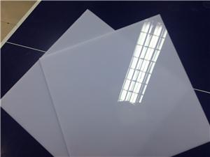 투명 및 백색 polystirene 시트 아크릴 시트의 insteat