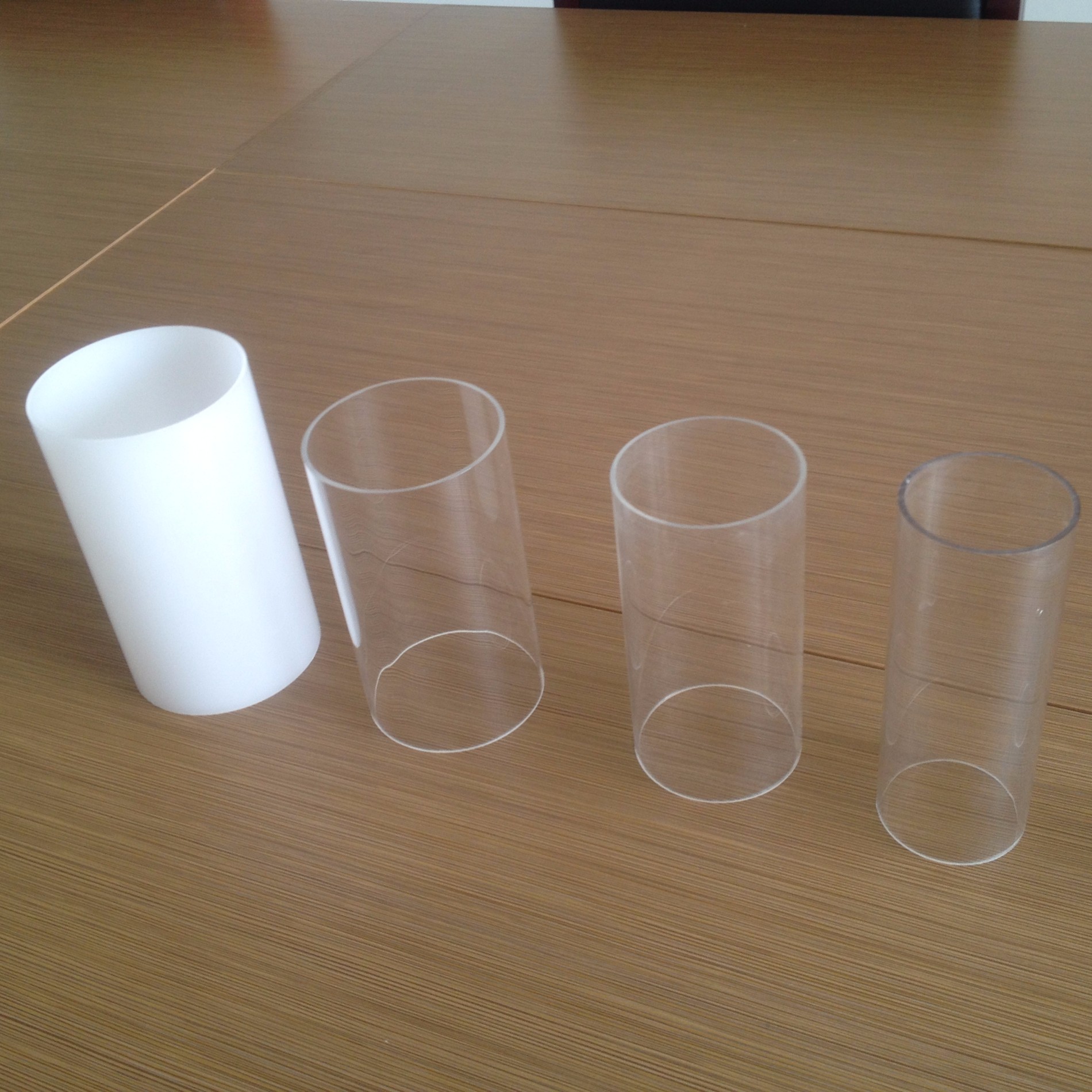 100% virgin transparent clear acrylic square tube