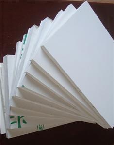 different density white pvc board