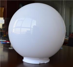 Bola de acrílico blanca opalina para iluminación