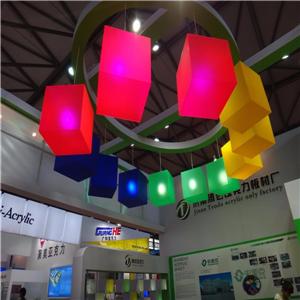 OEM super slim hanging acrylic crystal led light box