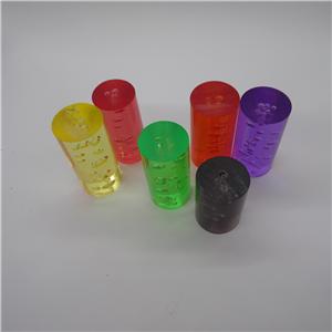 Colored or transparent round acrylic rod