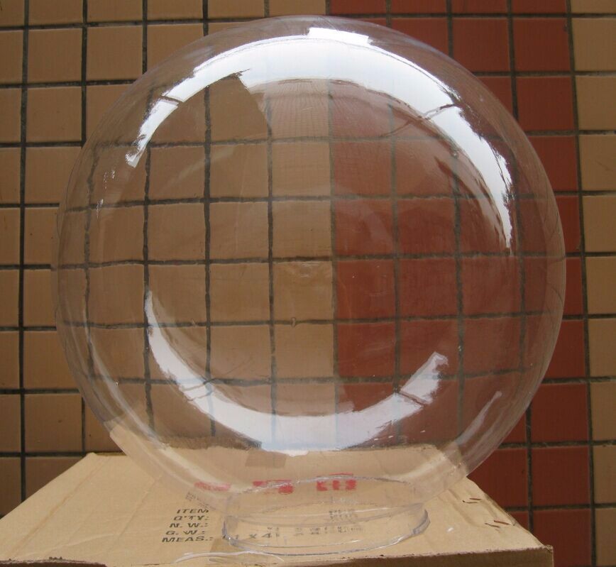 250mm plexiglass crystal globe