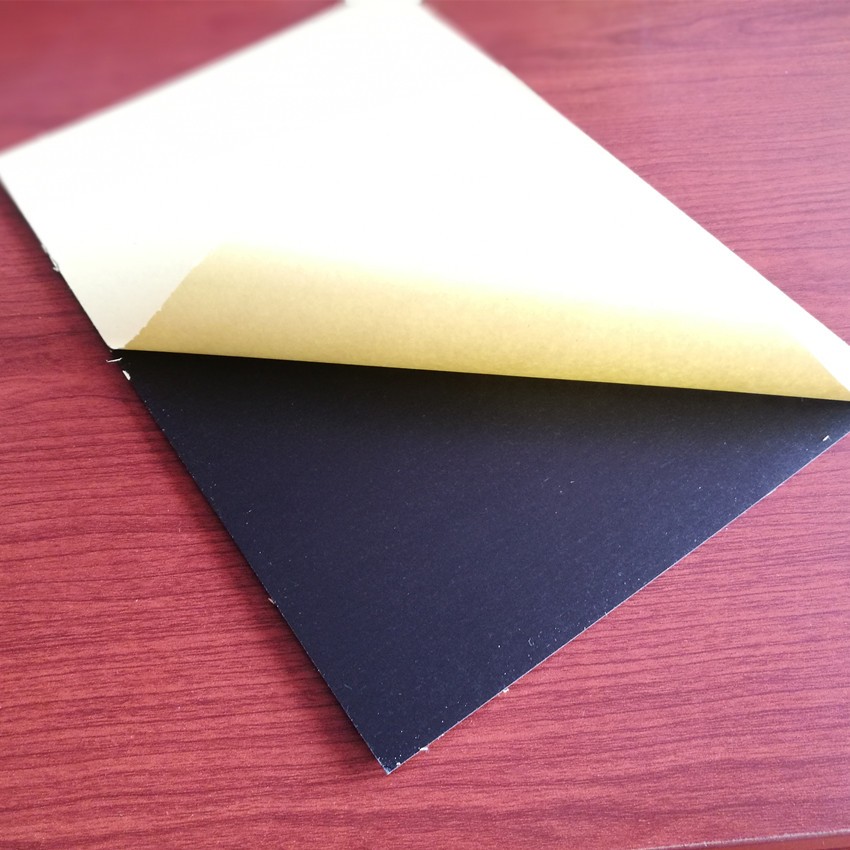 1.5mm black photo album self adhesive PVC sheet