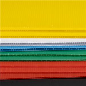 PP corflute protection sheet shipped to Great Britain