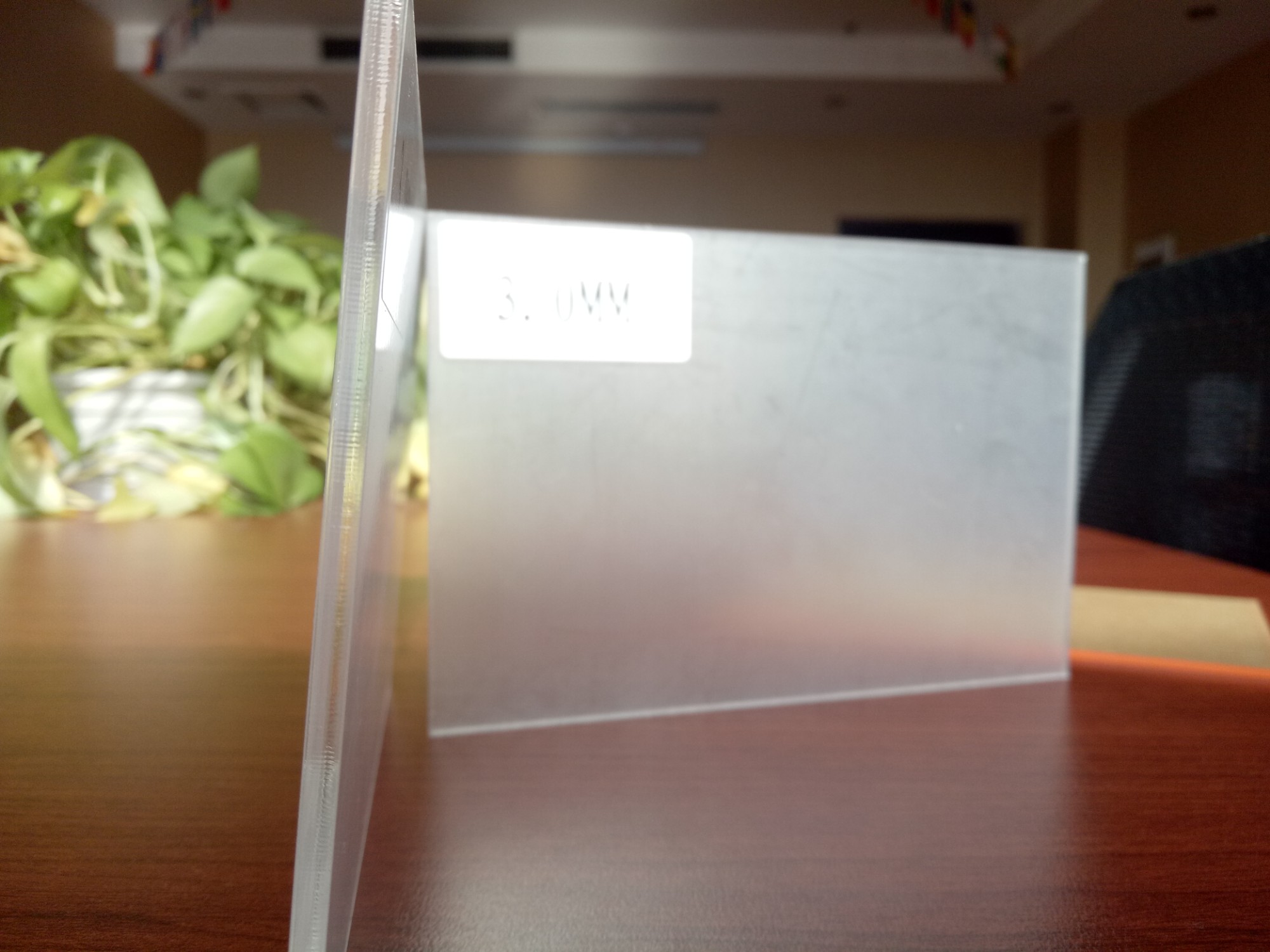 4.5mm thick clear frosted acrylic sheet