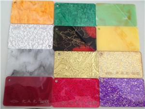 2,8 mm 3 mm de mármol chispa 122x244cm lámina acrílica