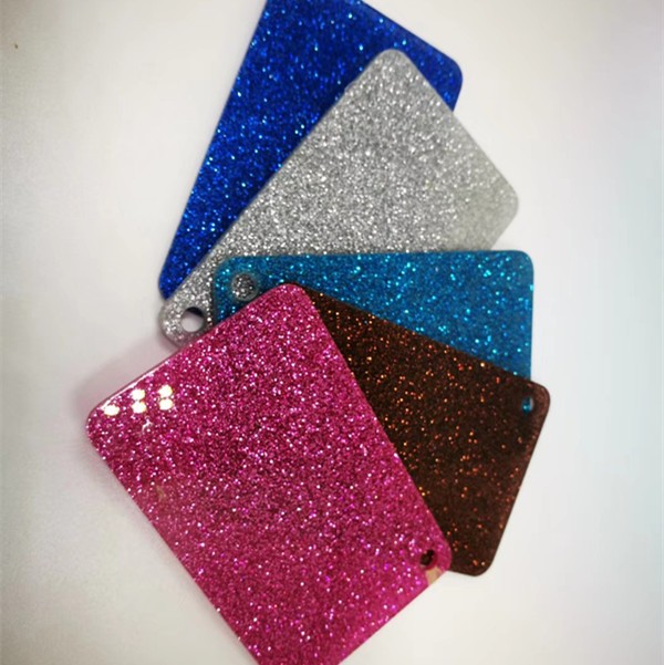 3mm Glitter colorful Acrylic PMMA sheet high quality discount factory price