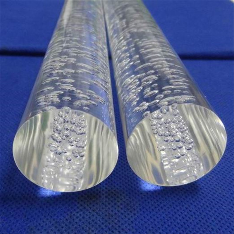 Customized factory price pmma bar clear acrylic rod