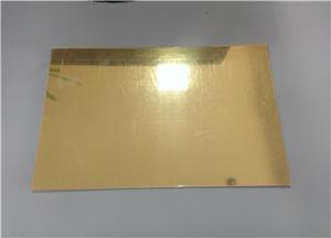 Factory cheap price 2mm 3mm acrylic gold mirror