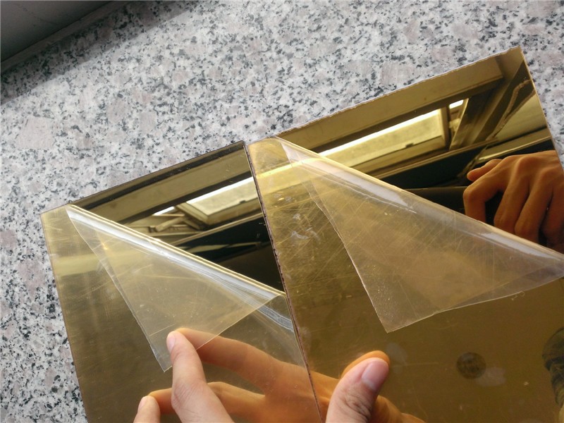 2mm 3mm gold and silver acrylic mirror sheet