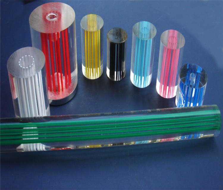 different diameter transparent acryilc rod and tube