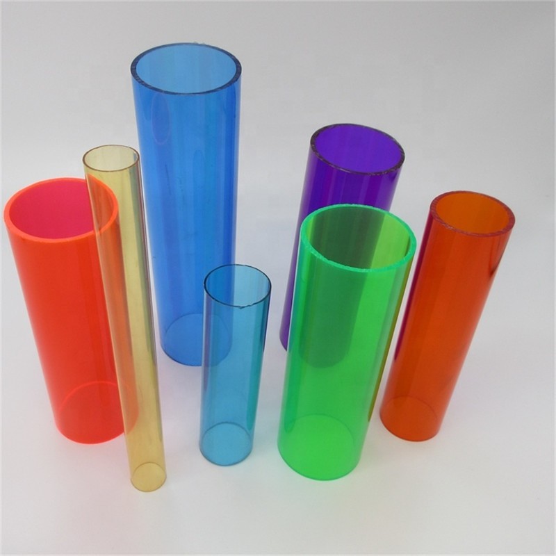 clear acrylic display tube 100mm diameter acrylic tube with good quality