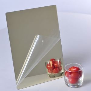 plastic mirror sheet 1mm acrylic sheet silver mirror acrylic board for laser cutting wholesale