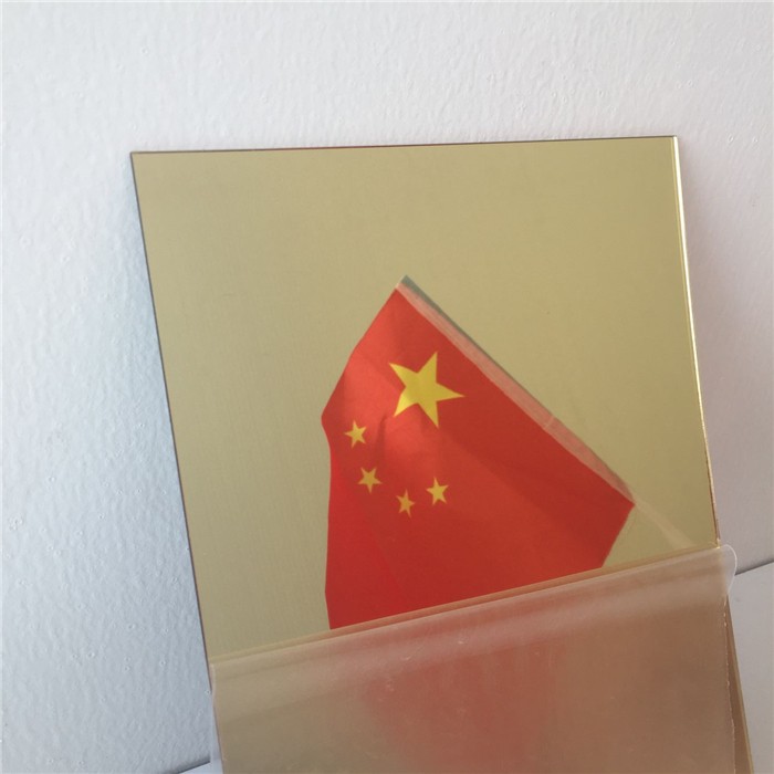 Китай Alands 4x8 зеркало листа акрилового пластика золота качество цвета высокого, производитель