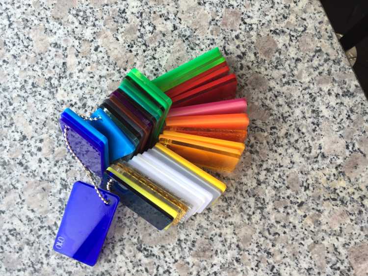 color acrylic sheet colored PMMA panel