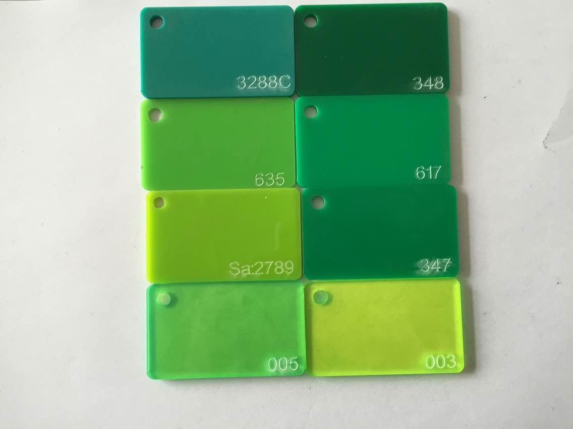 color acrylic sheet colored PMMA panel