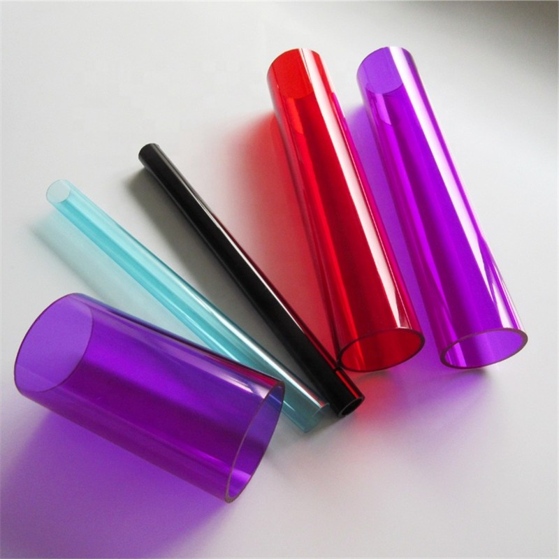 High quality Transparent Custom different size Acrylic Tube Clear Plastic Tube