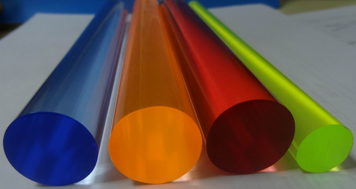 round acrylic rod clear bubble PMMA acrylic plastic rods transparent with polishing