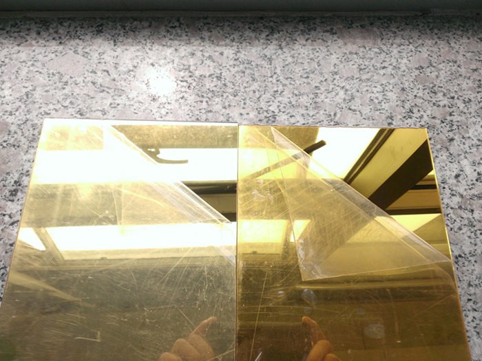 Китай Alands 1мм 2мм золото акриловое зеркало лист 4 * 8ft завод Цзинань, производитель