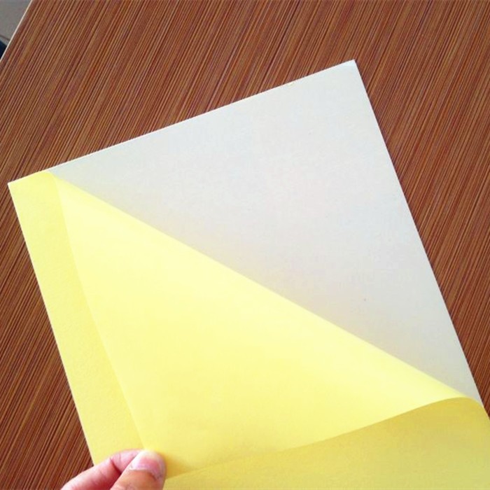 A3 size double sides adhesive pvc sheet