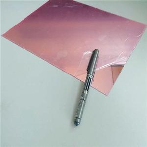 Laser Cut Rose Gold Mirror Acrylic 3mm thick Sheets