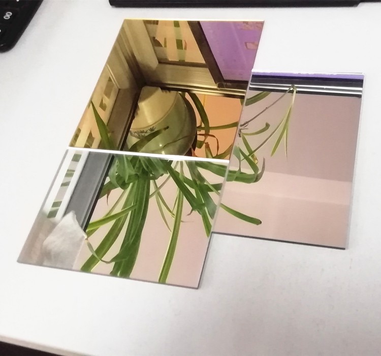 Mirror Acrylic Material For Mirror Invitation Card