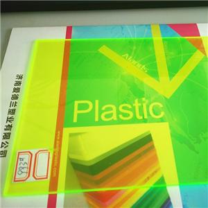 green fluorescent cast acrylic sheet 122x244cm