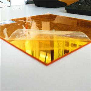 2mm Decorative silver and gold mirror acrylic sheet