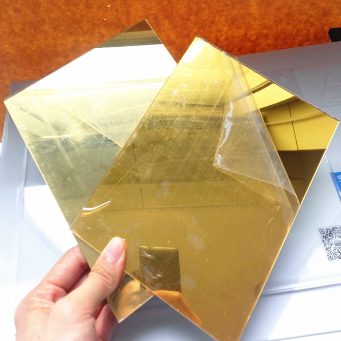 Китай 1,5мм 2мм 3мм Серебро и золото Акриловое зеркало лист, производитель