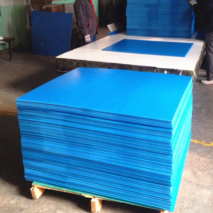 250-2000gsm PP fluted plastic corrugated sheet