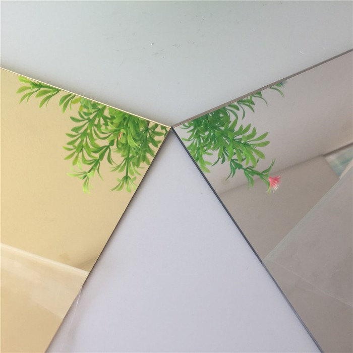 Silver and gold acrylic mirror sheets 1220x2440mm 1000x2000mm
