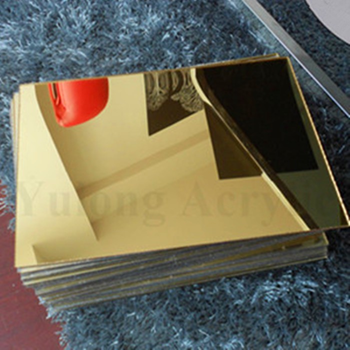 Silver and gold acrylic mirror sheets 1220x2440mm 1000x2000mm