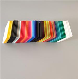 1200x2400mm plastic PMMA manufacturer wholesales 2mm color acrylic sheet