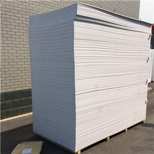 different density white PVC foam sheet used for wall decoration