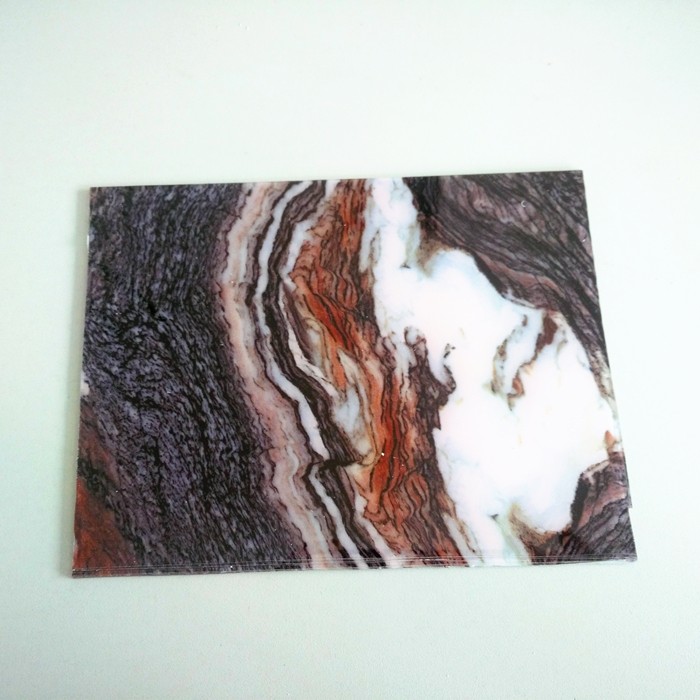 Marble patten PMMA Acrylic sheet 1220x2440mm cast marble acrylic