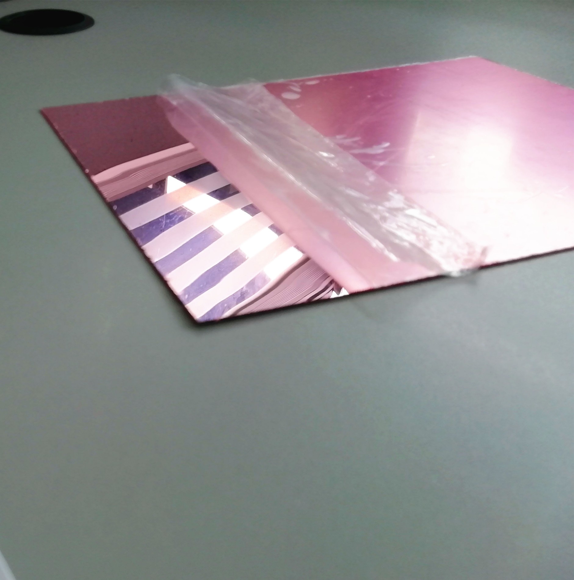 rose gold silver pink acrylic mirror sheet 122x244cm