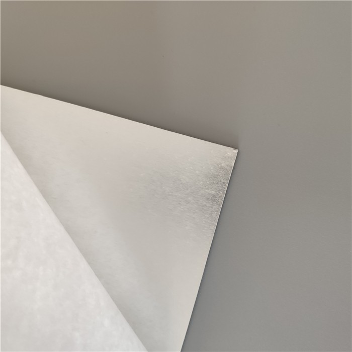 silver self-adhesive acrylic mirror sheets 122x244cm