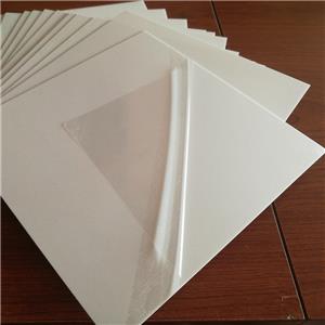 Cold press pvc photobook white and black 31*45cm protected with pe film or yellow paper