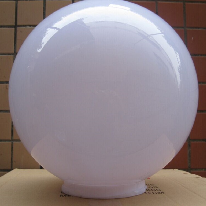 ALANDS Esferas de PMMA color blanco opal 200mm 300mm Globos acrílicos para iluminación exterior