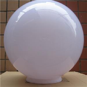 ALANDS Opal white color PMMA spheres 200mm 300mm Acrylic globes for outdoor lighting