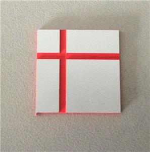 Cheap price 1200x600mm colorful display word ABS double color panel