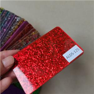Chunky Glitter Decorative Acrylic Sheet many color