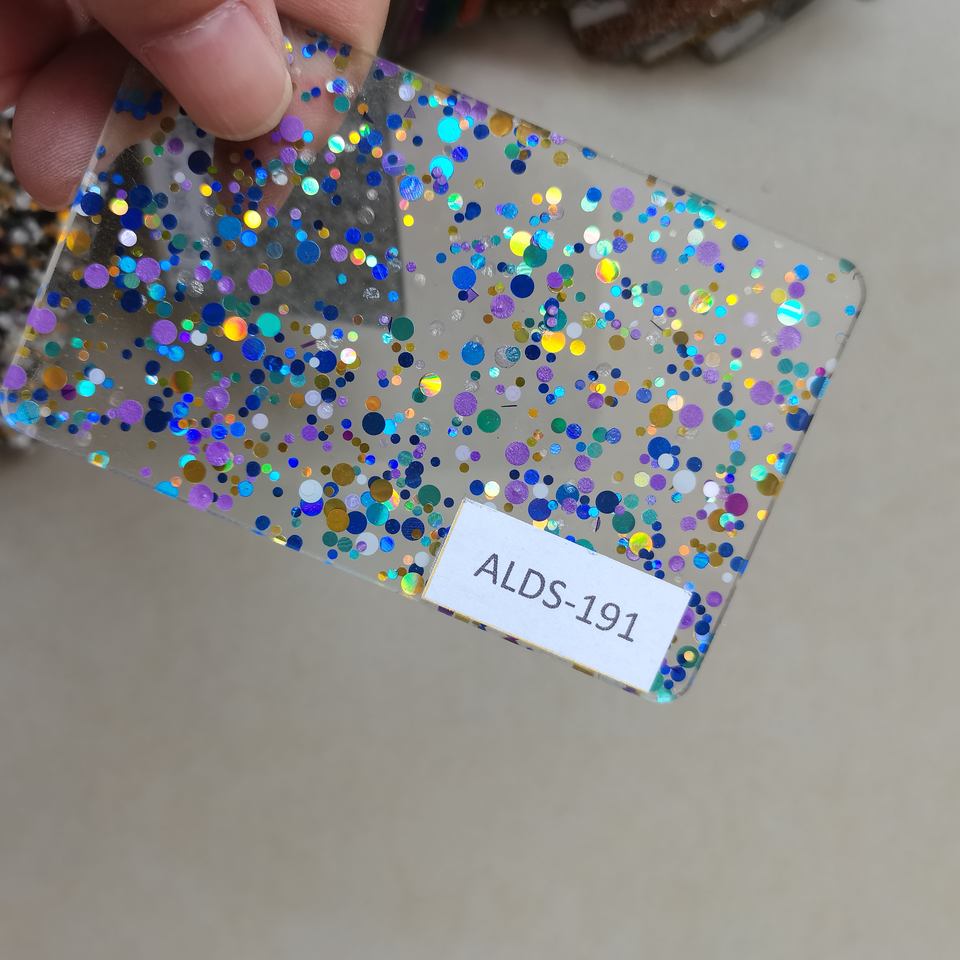 Dimensioni del taglio Lastra acrilica glitterata Sparkle 3 mm