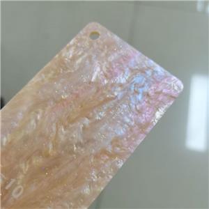 lámina acrílica de colores brillantes con purpurina de mármol 1220x2440mm