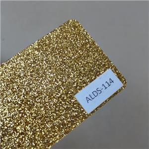 Foglio acrilico colato glitter oro e argento 3mm-8mm